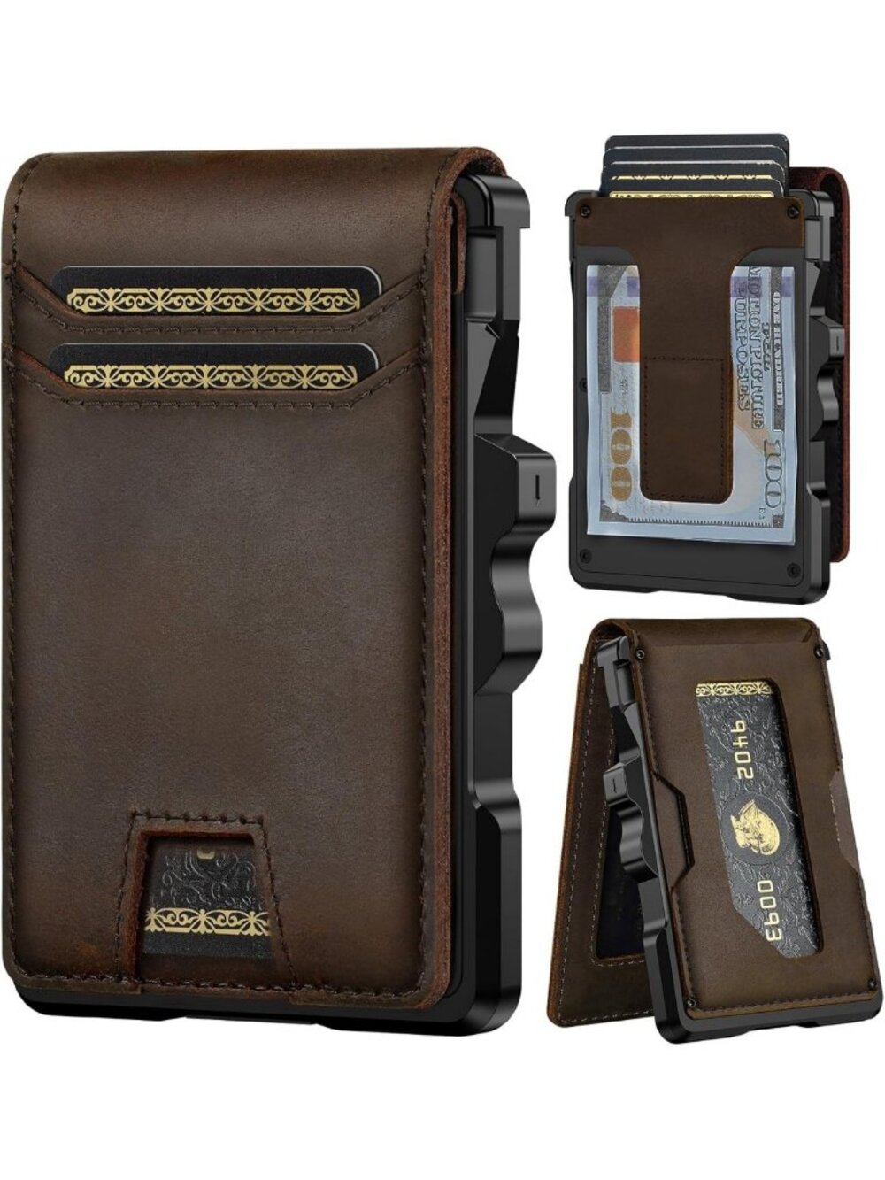 Slim RFID Genuine Leather Wallet for Men | Minimalist Design, Stylish